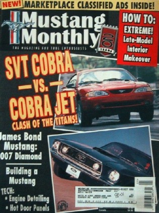 MUSTANG MONTHLY 1998 JAN - JAMES BOND'S 429CJ-R